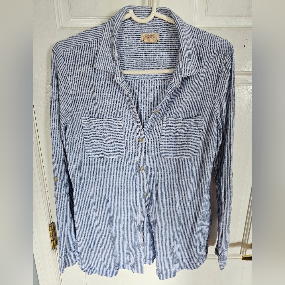 Boston Traders Striped Button Down